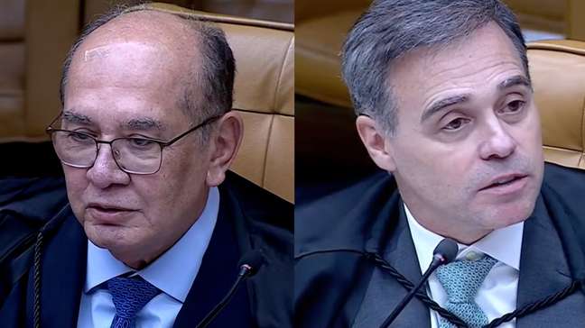 Gilmar e Mendonça trocam farpas durante sessão no STF: 'Não ponha palavras na minha boca'