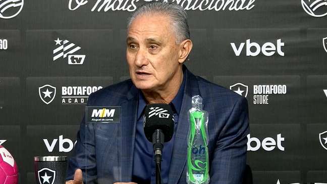 Tite diz que não acredita em varinha mágica e que Botafogo terá 'a cara do clube', não a dele