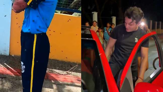 'Um herói': Motoboy que salvou menina de ataque de abelhas se emociona ao ganhar carro e moto