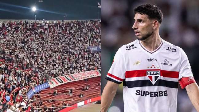 Torcida do São Paulo protesta e fica em silêncio durante gol
