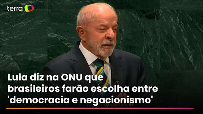 Em tom eleitoral, Lula diz na ONU que brasileiros farão escolha entre 'democracia e negacionismo'