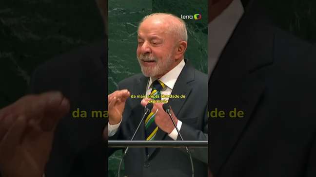 Lula diz na ONU que brasileiros farão escolha entre 'democracia e negacionismo' #shorts