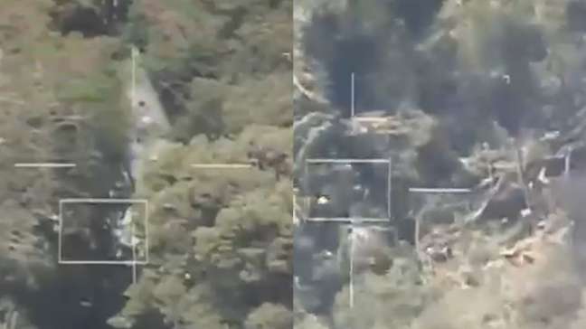 Veja momento em que avião da FAB localiza helicóptero que desapareceu em SC com cantor Rick