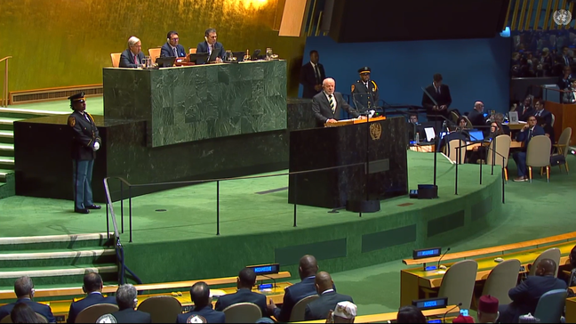 Lula diz na Assembleia Geral que ONU está ‘falhando em livrar a humanidade do flagelo da guerra’
