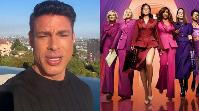 Falando inglês fluente, Cauã Reymond anuncia participação em série estrelada por Kim Kardashian