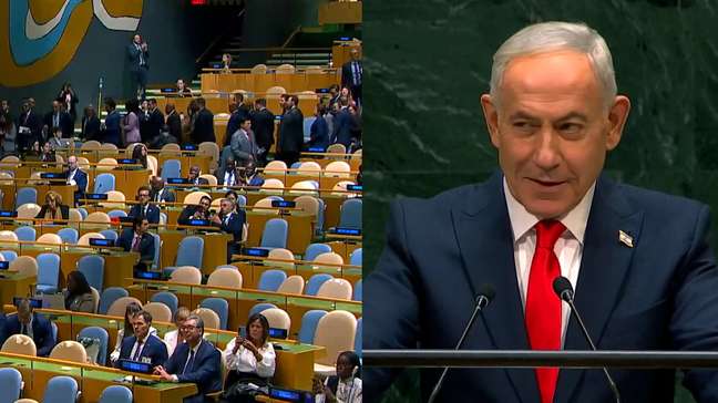 Comitivas de diversos países vaiam Netanyahu e saem do plenário antes do discurso do premiê de Israel