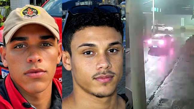 Vídeo mostra criminosos abordando carro de bombeiro e estudante que foram encontrados mortos no RJ