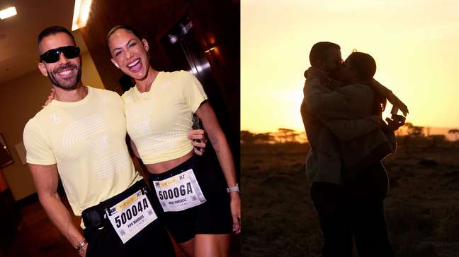 Pipo Marques pede Mari Gonzalez em casamento durante viagem ao Quênia