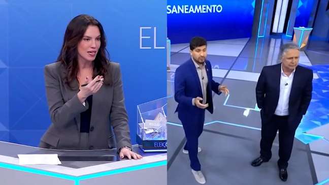 Apresentadora da Globo erra nome de candidato e é corrigida por Garotinho no Rio: 'É André'