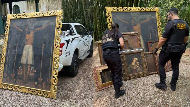 PF recupera pintura peruana do século 17 que era vendida ilegalmente no Rio