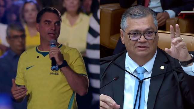 Flávio Bolsonaro pede ao STF que Dino deixe processos que envolvem ele, Lula e eleições