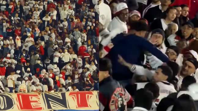 Santista é agredido após ser identificado em meio à torcida do São Paulo durante clássico