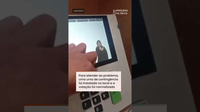 Urna eletrônica é substituída após tecla '3' ser supostamente danificada com cola #shorts