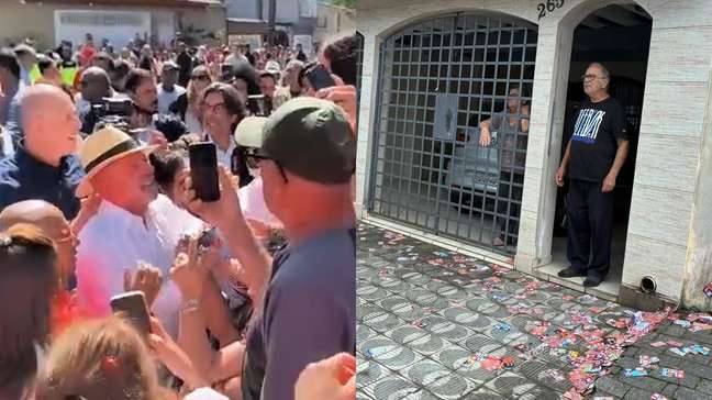 Voto de Lula tem beijo na testa de eleitor, tietagem de moradores e reclamação de vizinhos