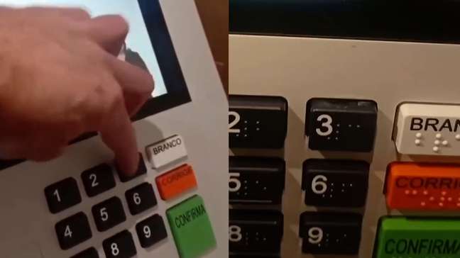 Urna eletrônica é substituída após tecla '3' ser supostamente danificada com cola