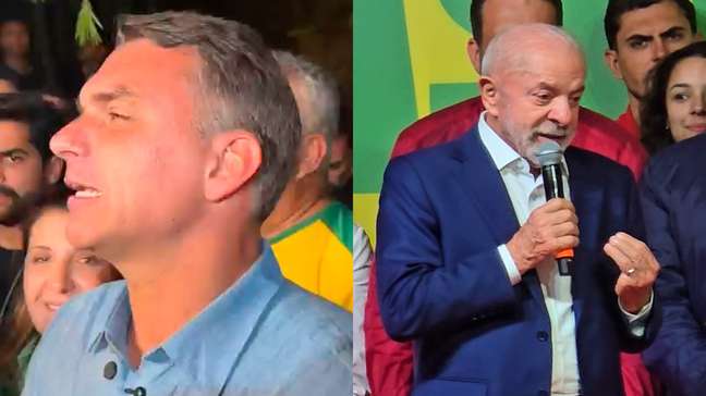 Pronunciamento de Flávio tem tumulto e busca consolidar voto do eleitor antipetista no 2º turno