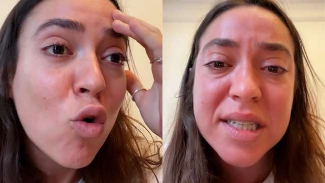 Atriz Valentina Bandeira vai às lágrimas ao comentar eleições e cenário do RJ: 'Estou com ódio'