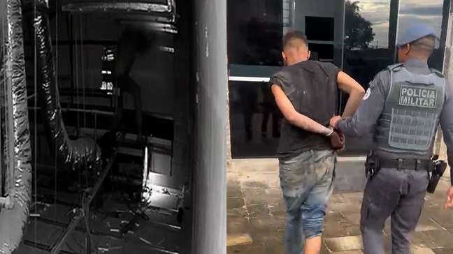 Homem é preso após passar madrugada escondido em shopping e tentar furtar joalheria em Cotia