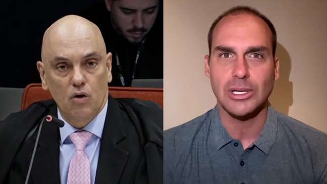 Moraes manda expedir mandado de prisão de Eduardo Bolsonaro e determina cancelamento de passaportes