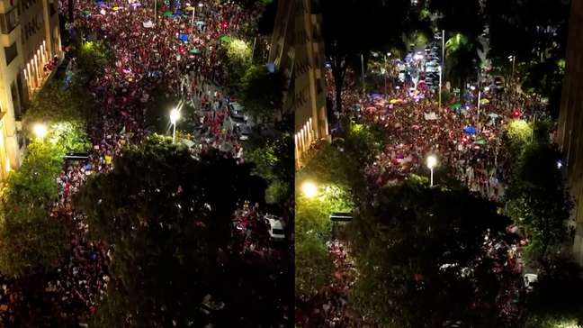 Ato em Belo Horizonte reúne manifestantes em apoio à candidatura de Lula