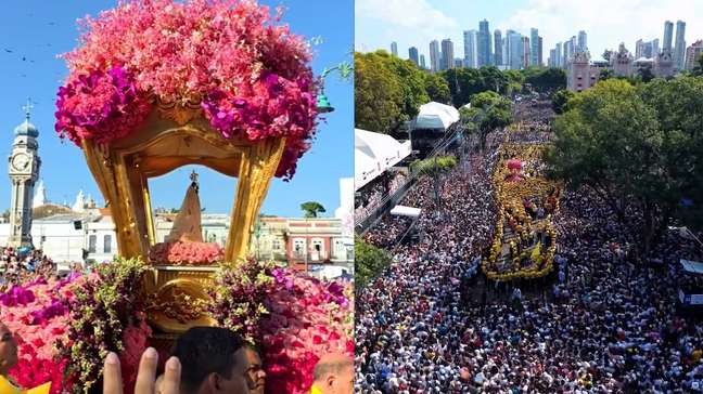 Círio de Nazaré: milhares de fiéis percorrem as ruas de Belém para a grande procissão