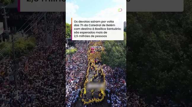 Círio de Nazaré: milhares de fiéis percorrem as ruas de Belém para a grande procissão