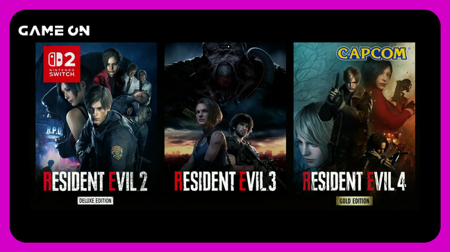 Resident Evil 2, 3 e 4 chegam ao Switch 2 e agora podem ser jogados de forma portátil