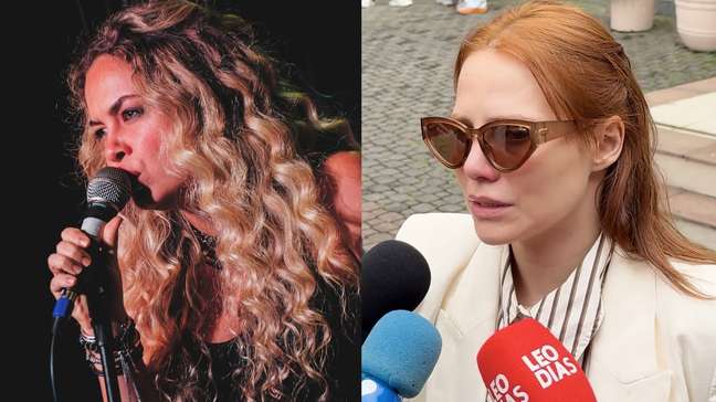Letícia Colin se emociona no velório de Lua Blanco ao falar sobre câncer: 'Foi muito rápido'