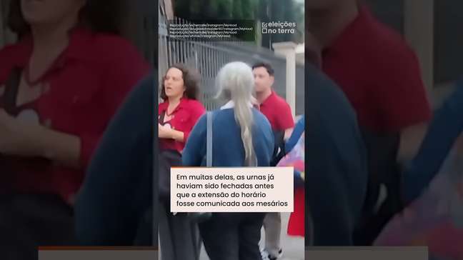 Após prorrogação, eleitores encontraram locais de votação fechados #shorts