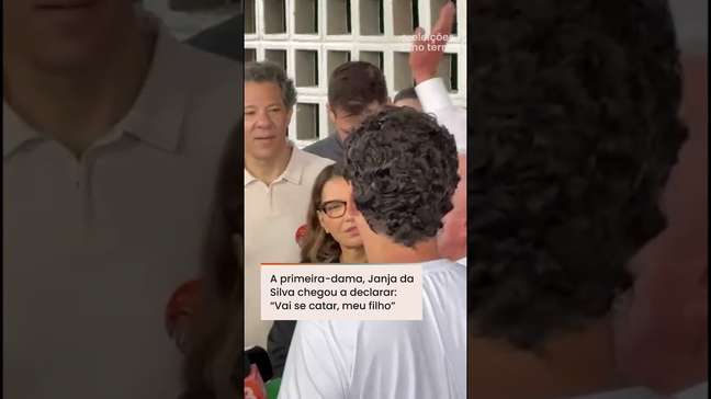 Lula e Janja se irritam após jornalista apontar desânimo de petista #shorts