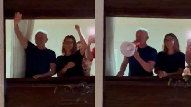 ‘Minha vitória é do povo brasileiro’, diz Lula durante discurso para apoiadores da janela de casa em SP