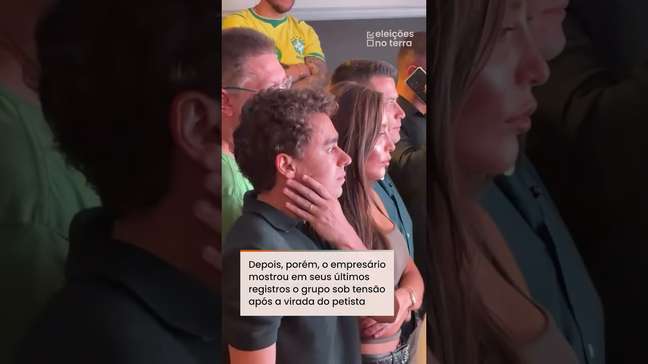 Da festa à frustração: veja o clima no QG de Flávio Bolsonaro durante apuração dos votos #shorts