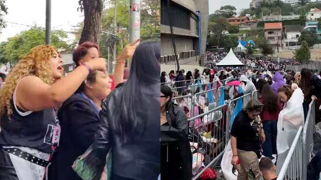 1º dia de BTS no Brasil tem filas quilométricas, confusão e chuva