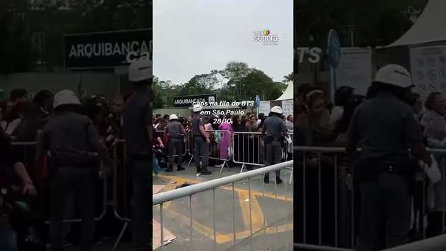 Fila do primeiro show do BTS em SP! Tem Army por aqui?