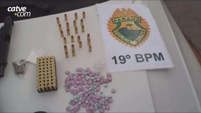 Armas e drogas são encontradas em chácara no distrito de Nova Concórdia